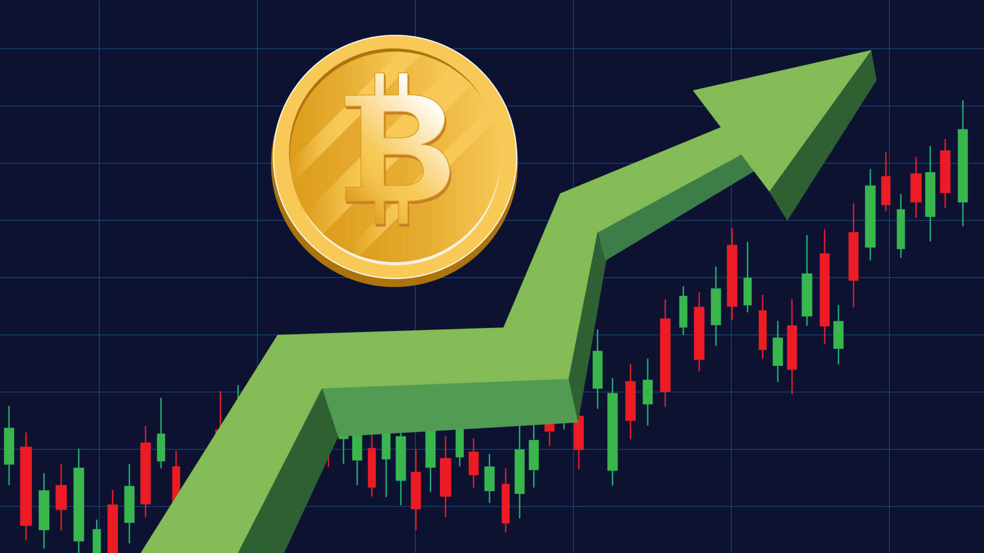 bitcoin-currency-going-up-bitcoin-on-green-graphic-illustration-free-vector