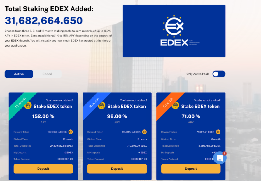 edex-token-staking