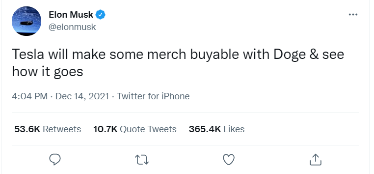 elon-musk-dogecoin-tweet-tesla